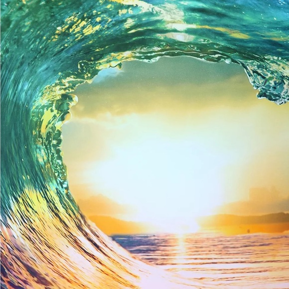 urban outfitters Plum & Bow Rainbow Wave Tapestry - Picture 2 of 3